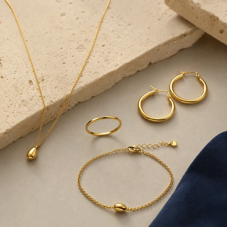 Gold plated jewelry wholesale collection