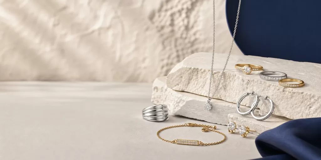 Wholesale jewelry manufacturer product collection illustration